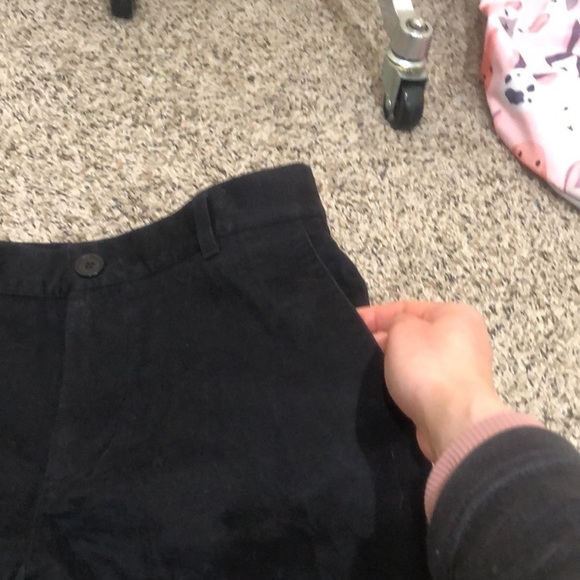 COS Pants Size 30 Black Cotton Spandex Trousers - Picture 3 of 10